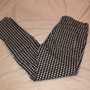 Plaid/gingham pants